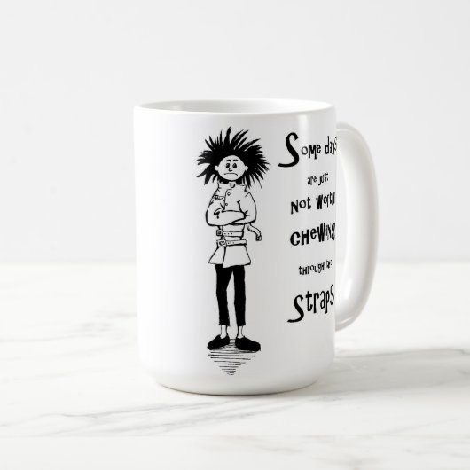 Kauen durch Bügel Kaffeetasse (VorderseiteRechts)