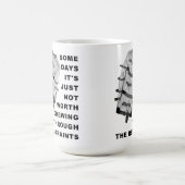 Kauen durch die Restraints Funny Mug Kaffeetasse (Mittel)