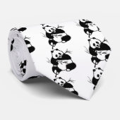 Kauen Panda Krawatte (Gerollt)