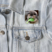 Kauendes Gemüsehäschen Button (Beispiel)