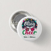 "Kauf den Glamour, bring die Freude." Button (Vorne & Hinten)