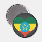 Kauf der äthiopischen Flagge Magnet (Vorderseite/Rückseite)