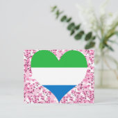 Kauf der Flagge Sierra Leones Postkarte (Stehend Vorderseite)