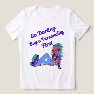 Kauf Dir erstmal eine Persönlichkeit, Süße Typogra Tri-Blend Shirt