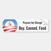 Kauf. Eingemacht. Nahrung Autoaufkleber (Vorne)