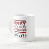 Kauf Glück Skateboard Funny Mug Kaffeetasse (Vorderseite Links)