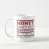 Kauf Glück Skateboard Funny Mug Kaffeetasse (Links)