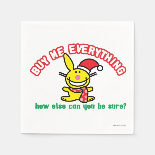 Kauf mir alles serviette (Vorderseite)