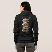 Kauf mir Bücher Hoodie (Schwarz voll)