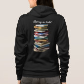 Kauf mir Bücher Hoodie (Rückseite)