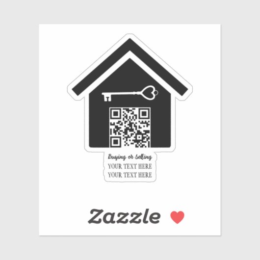 Kauf oder Verkauf von Echtzeit-Anwesen, QR-Code-Ab Aufkleber (Blatt)