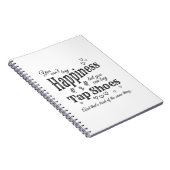 Kauf stechen Schuh-Tanz-Lehrer- oder Notizblock (Rechte Seite)