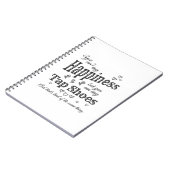 Kauf stechen Schuh-Tanz-Lehrer- oder Notizblock (Linke Seite)