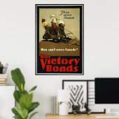 Kauf von Victory Bonds Poster (Heimbüro)