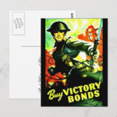 Kauf von Victory Bonds Postkarte (Vorne/Hinten)