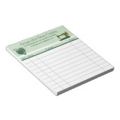 Kaufbeleg für Whimsiknähmaschinen Notizblock (angewinkelt)