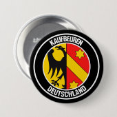 Kaufbeuren Round Emblem Button (Vorne & Hinten)