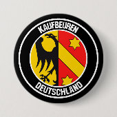 Kaufbeuren Round Emblem Button (Vorderseite)