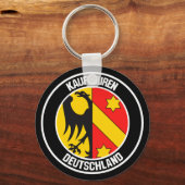 Kaufbeuren Round Emblem Schlüsselanhänger (Vorderseite)