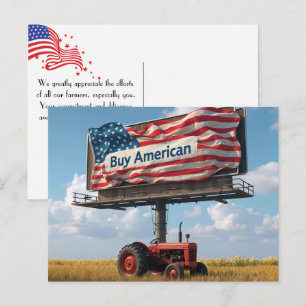 Kaufe American Billboard auf Mittelwestlichen Acke Postkarte