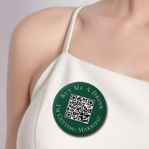 Kaufe der Braut ein Getränk Junggesellinnenabschie Button