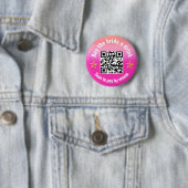 Kaufe der Braut einen Drink Disco Cowgirl QR Code Button (Beispiel)