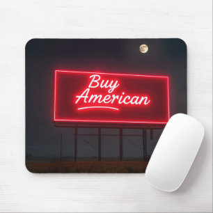 Kaufen American Red Neon Billboard Mousepad