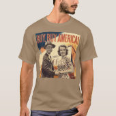 Kaufen, Amerika kaufen T-Shirt (Vorderseite)