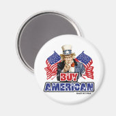 Kaufen Amerikaner ( Made in China ) - Witziger Wit Magnet (Vorderseite/Rückseite)