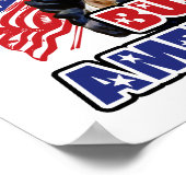 Kaufen Amerikaner ( Made in China ) - Witziger Wit Poster (Ecke)