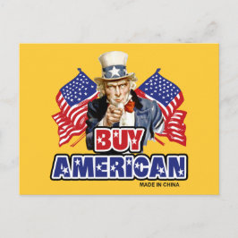 Kaufen Amerikaner ( Made in China ) - Witziger Wit Postkarte