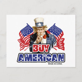 Kaufen Amerikaner ( Made in China ) - Witziger Wit Postkarte