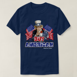 Kaufen Amerikaner ( Made in China ) - Witziger Wit T-Shirt
