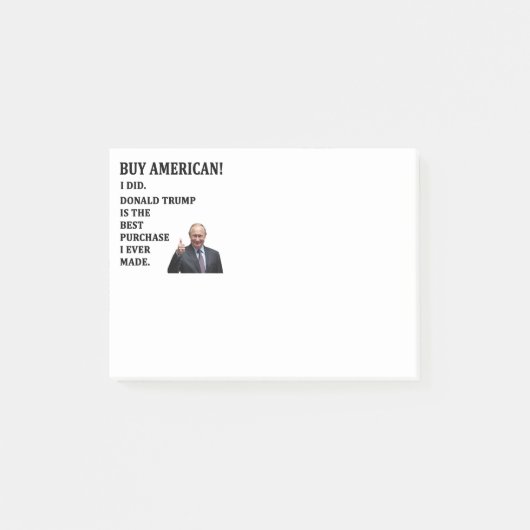 Kaufen Amerikaner Post-it Klebezettel (Vorderseite)