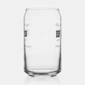 kaufen Braut ein Getränk Scan QR Code danke IhnenE Dosenglas (Links)