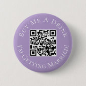 Kaufen Brie a Drink Junggeselinnen-Abschied Lilac Button (Vorderseite)