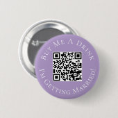 Kaufen Brie a Drink Junggeselinnen-Abschied Lilac Button (Vorne & Hinten)