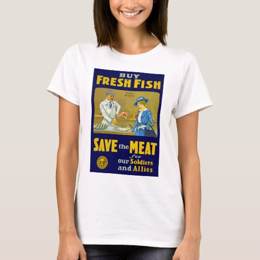 Kaufen Frische Fische ~ Rett der Fleisch T-Shirt (Vorderseite)