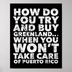 Kaufen Grönland Wont kümmern sich um Puerto Rico A Poster