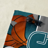 Kaufen Sie 1 oder in loser Schüttung viele Basketb Strandtuch (Beispiel)