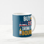 Kaufen Sie American Drink Mehr Bourbon Funny Whisk Kaffeetasse (VorderseiteRechts)