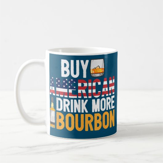 Kaufen Sie American Drink Mehr Bourbon Funny Whisk Kaffeetasse (Links)