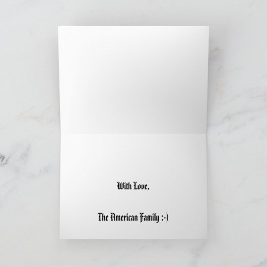 Kaufen Sie American Hire American Zitat Trump Patr Karte (Innenseite)