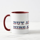 Kaufen Sie American Hire American Zitat Trump Patr Tasse (Links)