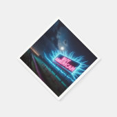 Kaufen Sie American Neon Reklametafeln mit Mond Serviette (Ecke)