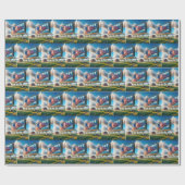 Kaufen Sie amerikanische Reklametafeln mit Bauernt Geschenkpapier (Flach)