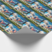 Kaufen Sie amerikanische Reklametafeln mit Bauernt Geschenkpapier (Ecke)