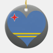 Kaufen Sie Aruba-Flagge Keramikornament (Hinten)
