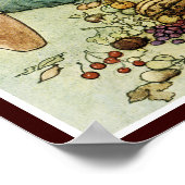 Kaufen Sie bei uns mit einer goldenen Kurve Poster (Ecke)