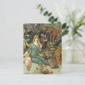 Kaufen Sie bei uns mit einer goldenen Kurve Postkarte (Stehend Vorderseite)